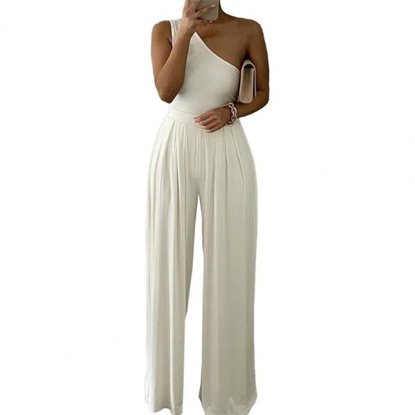 romper oblique shoulder women jumpsuit white wide leg female ladies solid color casual jumpsuit overalls for women clothing 220713, Black;white
romper oblique shoulder women jumpsuit white wide leg female ladies solid color casual jumpsuit overalls for women clothing 220713, Black;white
