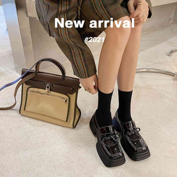 boots leather small leather shoes women's british style spring black tire thick soled leffer single 6lbc
boots leather small leather shoes women's british style spring black tire thick soled leffer single 6lbc