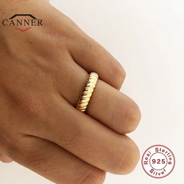 canner 925 sterling silver minimalist niche twist rings female ring for women gold color ladies jewelry anillos 220716, Slivery;golden
canner 925 sterling silver minimalist niche twist rings female ring for women gold color ladies jewelry anillos 220716, Slivery;golden