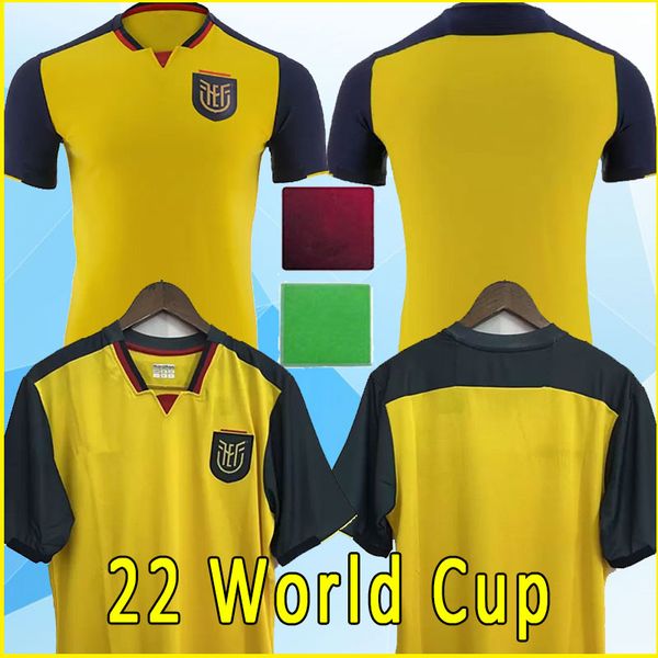 2022 ecuador mens soccer jerseys estupinan plata martinez home away fotball shirt hincapie d. palacios m. caicedo short sleeves uniforms, Black;yellow 
2022 ecuador mens soccer jerseys estupinan plata martinez home away fotball shirt hincapie d. palacios m. caicedo short sleeves uniforms, Black;yellow