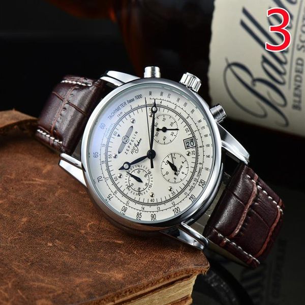 2021 men luxury watches six stitches series all dials work mens quartz watch zeppeli brand clock fashion round shape2605, Slivery;brown
2021 men luxury watches six stitches series all dials work mens quartz watch zeppeli brand clock fashion round shape2605, Slivery;brown
