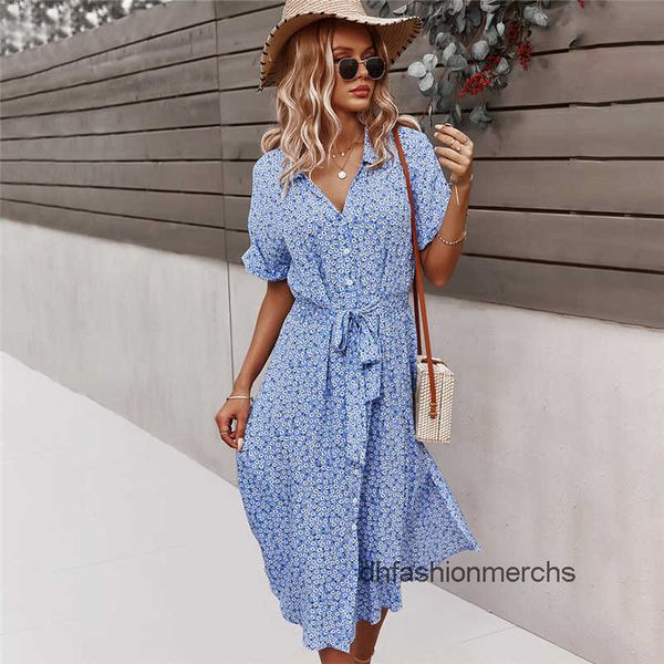 2022 women floral summer dress casual short sleeve button holiday midi v neckline beach boho chic elegant robe dresses, Black;gray
2022 women floral summer dress casual short sleeve button holiday midi v neckline beach boho chic elegant robe dresses, Black;gray