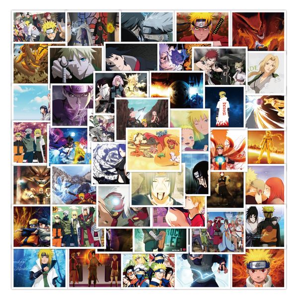50pcs japan anime naruto sticker pack graffiti suitcase lapphone case car waterproof cartoon decal children toy gift
50pcs japan anime naruto sticker pack graffiti suitcase lapphone case car waterproof cartoon decal children toy gift