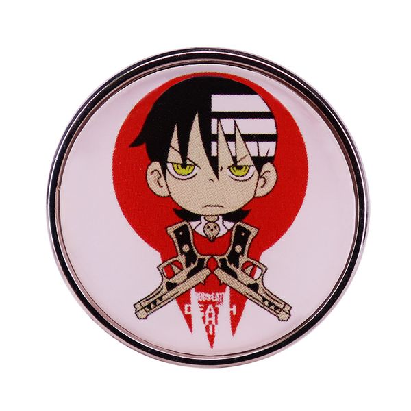 soul eater death the kid lapel pin, Blue
soul eater death the kid lapel pin, Blue