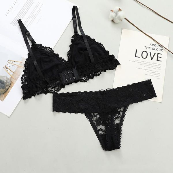 women lace bra briefs set wire lingerie hollow out g-string female transparent seamless intimate underwear, Red;black
women lace bra briefs set wire lingerie hollow out g-string female transparent seamless intimate underwear, Red;black