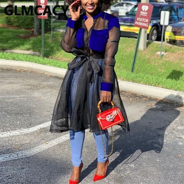 women long sleeve mesh shirt dress poket design elegant dress 220509, Black;gray
women long sleeve mesh shirt dress poket design elegant dress 220509, Black;gray