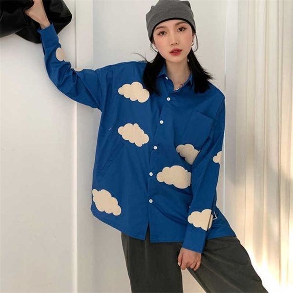 oversized women's blouses fashion embroidery loose shirts spring fall long sleeve blusas mujer button up shirt 210702, White
oversized women's blouses fashion embroidery loose shirts spring fall long sleeve blusas mujer button up shirt 210702, White