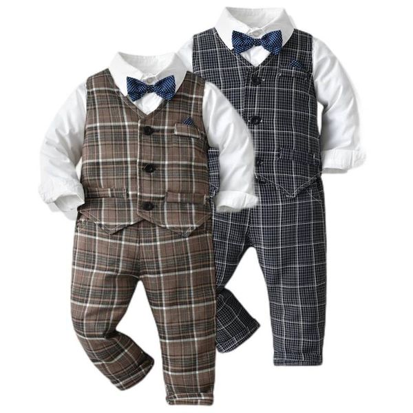 clothing sets autumn children's outerwear toddler kids clothes for boys outfit party striped vest + white shirt pants 4 pieces suit
clothing sets autumn children's outerwear toddler kids clothes for boys outfit party striped vest + white shirt pants 4 pieces suit