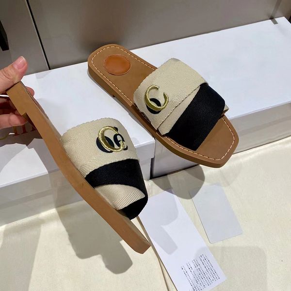 2022 arrival branded womens woody mules fflat slipper deisgner lady lettering fabric outdoor leather sole slide sandal with box, Black
2022 arrival branded womens woody mules fflat slipper deisgner lady lettering fabric outdoor leather sole slide sandal with box, Black