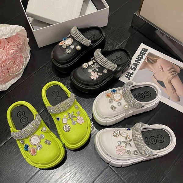 slipper summer women's platform clogs beach sandals slippers for women waterproof garden hole shoes thick sole anti slip ladies slides, Black
slipper summer women's platform clogs beach sandals slippers for women waterproof garden hole shoes thick sole anti slip ladies slides, Black