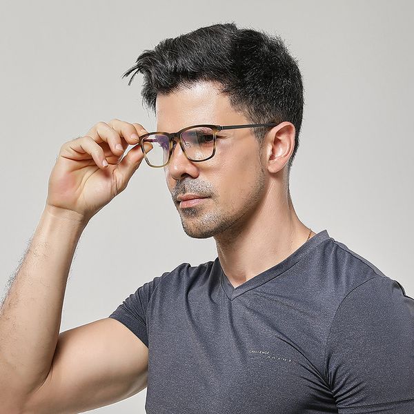 titanium glasses frame men light computer eyewear square spectacles glassesfashion full frames, Black
titanium glasses frame men light computer eyewear square spectacles glassesfashion full frames, Black