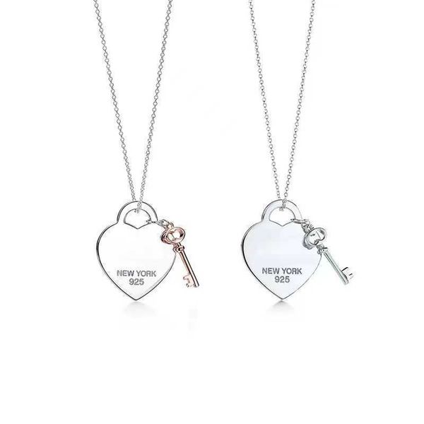 necklace with heart and key pendant, 925 sterling silver, original, romantic jewelry, valentine's day gift, usa 
necklace with heart and key pendant, 925 sterling silver, original, romantic jewelry, valentine's day gift, usa