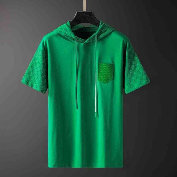 2022 spring and summer new micro wide loose men's hooded short sve t-shirt half sve fashion handsome green t-shirt, White;black
2022 spring and summer new micro wide loose men's hooded short sve t-shirt half sve fashion handsome green t-shirt, White;black