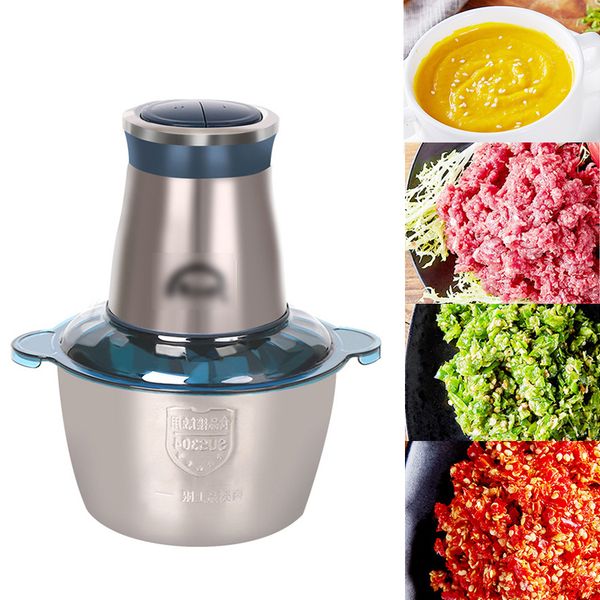 DHgate Double-speed Electric Meat Grinder Vegetable Cutter Minced Meat Chili Garlic Masher Household Baby Food Supplement Cooker WH0276 sold by DHgate