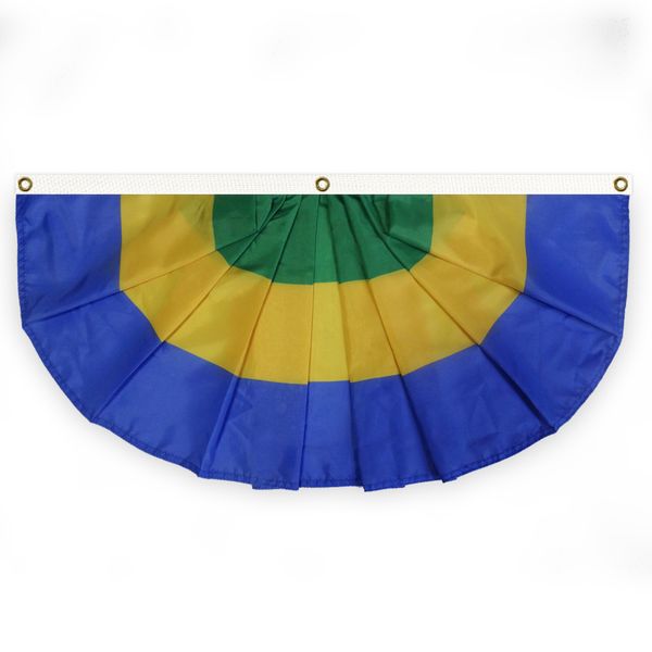 the gabonese republic pleated fan flag bunting 1.5x3 ft premium polyester half banner with three brass grommets for indoor outdoor decoratio
the gabonese republic pleated fan flag bunting 1.5x3 ft premium polyester half banner with three brass grommets for indoor outdoor decoratio