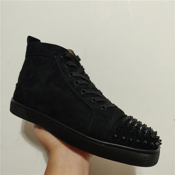 2023 luxury designer casual shoes red sole flat hight cut junior spikes flats blue black white diamond men women leather sneaker with box du
2023 luxury designer casual shoes red sole flat hight cut junior spikes flats blue black white diamond men women leather sneaker with box du
