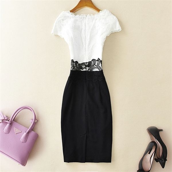 casual dresses summer women's heavy industry panel embroidery stitching slim high-end dress 16086 ykf5, Black;gray
casual dresses summer women's heavy industry panel embroidery stitching slim high-end dress 16086 ykf5, Black;gray