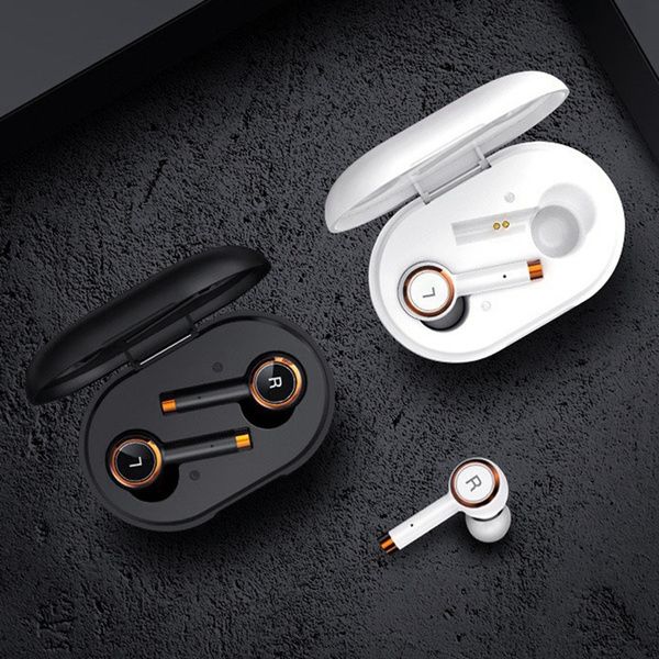 l2 tws wireless earphones noise cancelling headphones bluetooth 5.0 stereo earbuds hifi sound mic voice control gaming headset