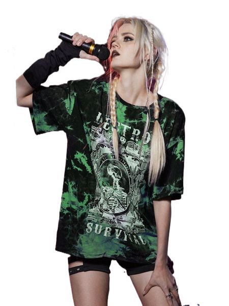 romwe x jrart punk rock tie dye skeleton print tee y2fz#, White
romwe x jrart punk rock tie dye skeleton print tee y2fz#, White