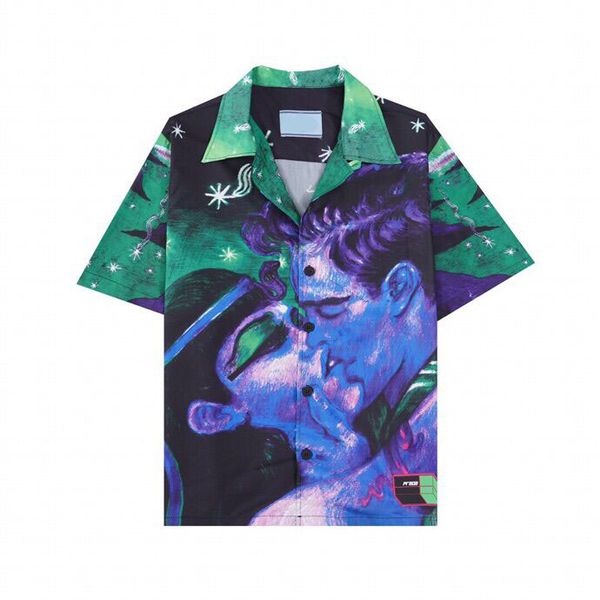 2022 new fashion letter print floral short sleeve shirts women men's trend casual t-shirt beach style t-shirt sweatshirt size m-l-xl-xx, Black;brown
2022 new fashion letter print floral short sleeve shirts women men's trend casual t-shirt beach style t-shirt sweatshirt size m-l-xl-xx, Black;brown
