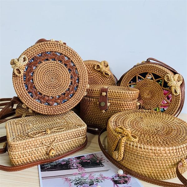 women straw bags round woven handmade ladies design summer beach circle bohemia rattan cross body shoulder bag fashion 220810
women straw bags round woven handmade ladies design summer beach circle bohemia rattan cross body shoulder bag fashion 220810