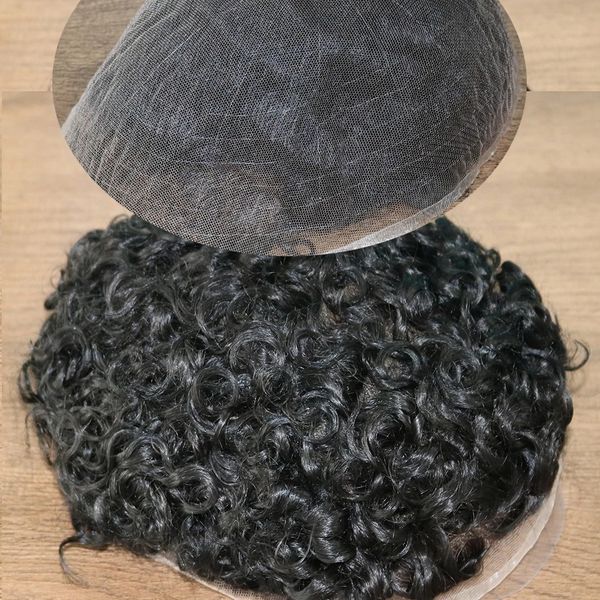 20mm curly #1b off black men's wigs human hair swiss full lace toupee man capillary prosthesis afro new hair system replacement
20mm curly #1b off black men's wigs human hair swiss full lace toupee man capillary prosthesis afro new hair system replacement