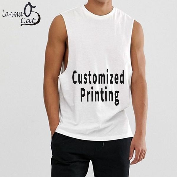 men sleeveless tank casual gym muscle vest custom printing men sports fitness vest tank 220607, White;black
men sleeveless tank casual gym muscle vest custom printing men sports fitness vest tank 220607, White;black