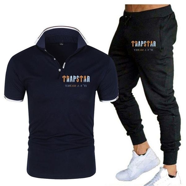 summer men sets tracksuit fashion brand trapstar t-shirt pants breathable 2 piece set loose mens polo shorts sports suit 220607, Gray
summer men sets tracksuit fashion brand trapstar t-shirt pants breathable 2 piece set loose mens polo shorts sports suit 220607, Gray