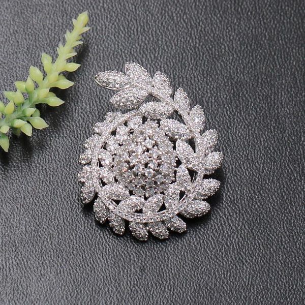 pins, brooches lanyika fashion jewelry panicle spiral flower brooch pendant dual use for engagement daily micro paved zircon gifts, Gray
pins, brooches lanyika fashion jewelry panicle spiral flower brooch pendant dual use for engagement daily micro paved zircon gifts, Gray