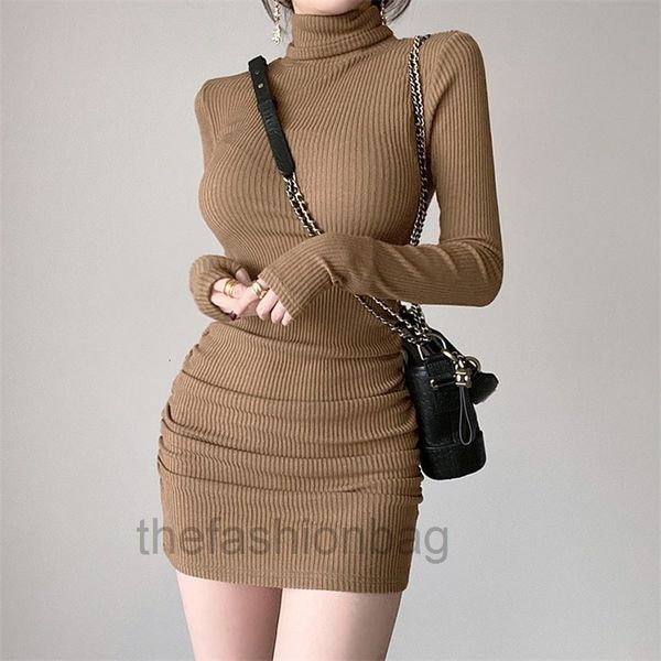 brown ribbed knit turtleneck long sleeve ruch dresses for women spring bodycon lady short black sheath mini dress, Black;gray
brown ribbed knit turtleneck long sleeve ruch dresses for women spring bodycon lady short black sheath mini dress, Black;gray