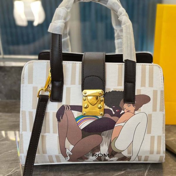 printed shopping bag tote handbag characters crossbody bags genuine leather letter appliques hasp hardware detachable strap two handle large
printed shopping bag tote handbag characters crossbody bags genuine leather letter appliques hasp hardware detachable strap two handle large