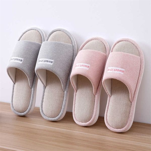women indoor slippers floor flat shoes comfortable antislip home flax linen slipper woman men house cotton slides 210721, Black
women indoor slippers floor flat shoes comfortable antislip home flax linen slipper woman men house cotton slides 210721, Black