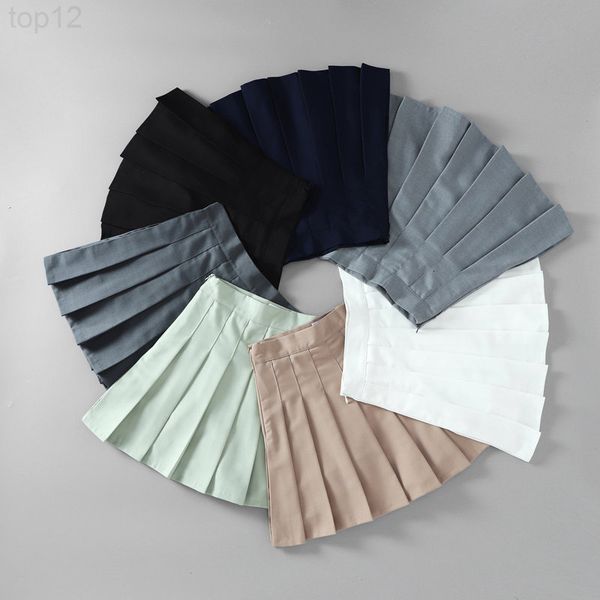 designertb style pleated skirt short women's 2021 summer college high waist slim a-line anti tarnish luxurious, White
designertb style pleated skirt short women's 2021 summer college high waist slim a-line anti tarnish luxurious, White