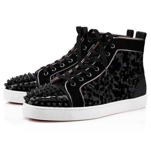 luxury design casual shoes men's spikes junior orlato sneaker red bottoms low-sneaker black velvet lace up trainers walking party dress
luxury design casual shoes men's spikes junior orlato sneaker red bottoms low-sneaker black velvet lace up trainers walking party dress