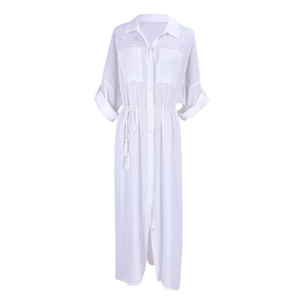 women's swimwear 2022 summer women plus size beachwear cover-ups white cotton tunic beach wrap bath dress swim suit bikini cover up wom, White;black
women's swimwear 2022 summer women plus size beachwear cover-ups white cotton tunic beach wrap bath dress swim suit bikini cover up wom, White;black