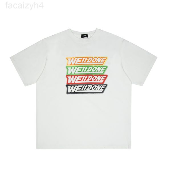 men's t-shirts designer 2022 early spring new we11done chest rainbow bullet screen contrast letters casual couple short sleeve t-shirt, White;black
men's t-shirts designer 2022 early spring new we11done chest rainbow bullet screen contrast letters casual couple short sleeve t-shirt, White;black