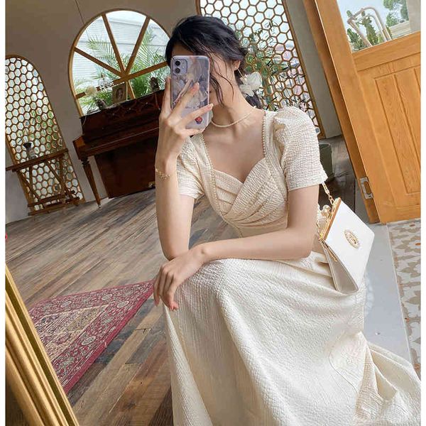 casual dresses french style bubble sleeve dress summer 2022 temperament high waist thin fairy dress niche design to1u, Black;gray
casual dresses french style bubble sleeve dress summer 2022 temperament high waist thin fairy dress niche design to1u, Black;gray