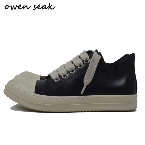 22ss owen seak men casual shoes luxury trainers genuine leather lace up women sneakers spring high street loafers boots black 220817
22ss owen seak men casual shoes luxury trainers genuine leather lace up women sneakers spring high street loafers boots black 220817