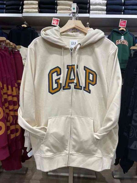 brand hoodie gap men's casual zipper 853131 jacket 618866 pkrb, Black