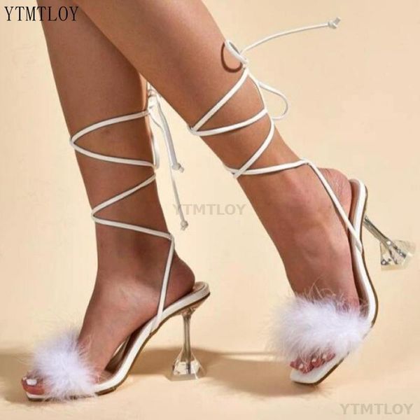 2021 new white women sandals open toe furry fur summer high heeled ladies wedding ytmtloy sadalias femininas 0227, Black
2021 new white women sandals open toe furry fur summer high heeled ladies wedding ytmtloy sadalias femininas 0227, Black