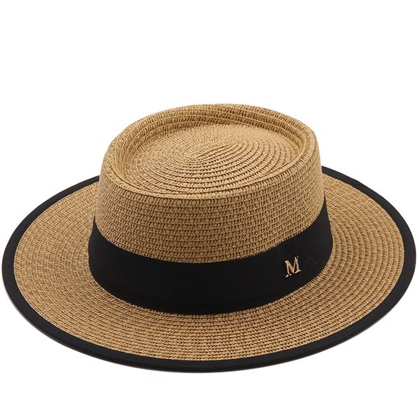 summer sun hat ladies fashion girl straw ribbon bow beach casual grass flat panama bone womens visor cap 220524, Blue;gray
summer sun hat ladies fashion girl straw ribbon bow beach casual grass flat panama bone womens visor cap 220524, Blue;gray