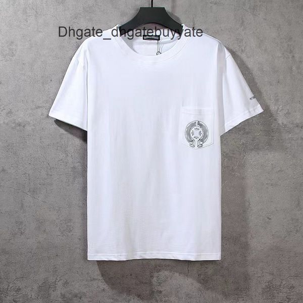 brand luxury mens t shirts fashion ch men tees horseshoe cross designer tshirts summer classic man hip hop sweater sanskrit letter t-shirt, White;black 
brand luxury mens t shirts fashion ch men tees horseshoe cross designer tshirts summer classic man hip hop sweater sanskrit letter t-shirt, White;black