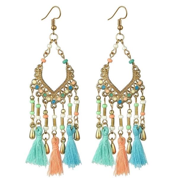 women's fringe earrings bohemian hollow drop oil rice beads dangle earrings female fan-shaped ethnic style tassel earring, Silver
women's fringe earrings bohemian hollow drop oil rice beads dangle earrings female fan-shaped ethnic style tassel earring, Silver
