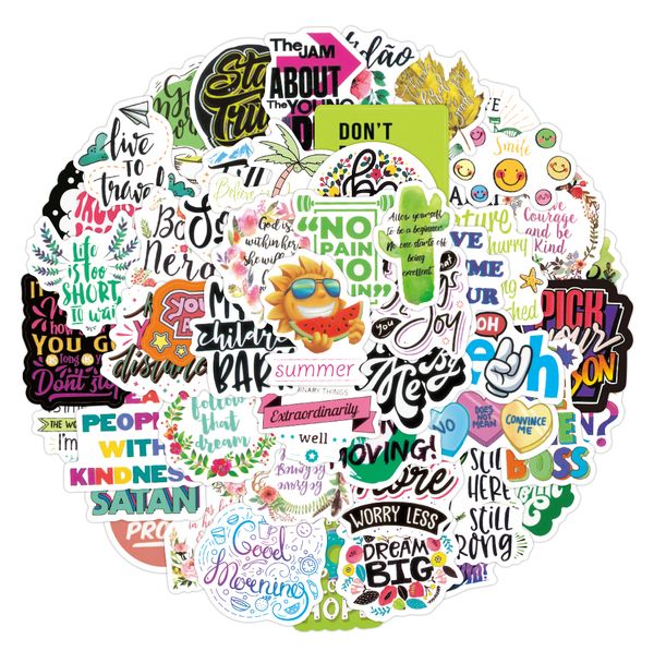 50pcs mix inspirational text cute sticker pack for diy lapluggage notebook water glass refrigerator pencil phone case car decal waterproof
50pcs mix inspirational text cute sticker pack for diy lapluggage notebook water glass refrigerator pencil phone case car decal waterproof