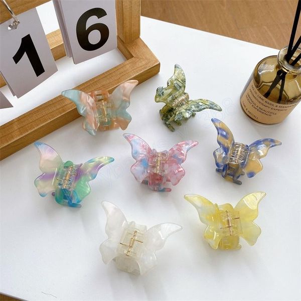 women dazzle color butterfly hair clamps colour mixture acetic acid hair claws clips lady bath ponytail animals hairpins medium accessories, Slivery;white
women dazzle color butterfly hair clamps colour mixture acetic acid hair claws clips lady bath ponytail animals hairpins medium accessories, Slivery;white