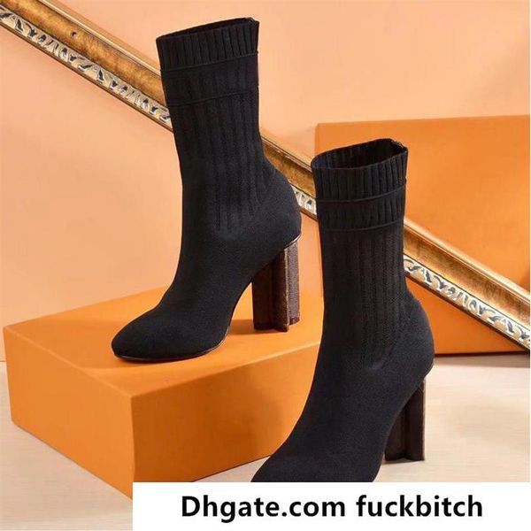 autumn winter high heel boot knitted elastic boots letter thick heels woman shoes fashion socks boots lady high heels large s2261, Black
autumn winter high heel boot knitted elastic boots letter thick heels woman shoes fashion socks boots lady high heels large s2261, Black