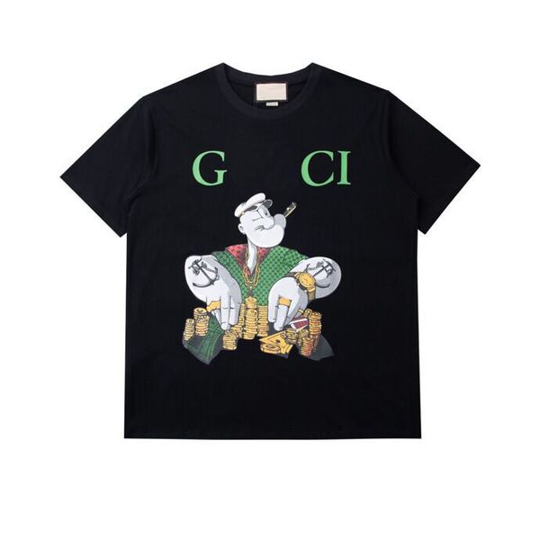 eu size new letter printed t-shirt 2022 women's men's versatile designer short sleeve loose bottoming shirt men's plus tees &, Black;brown
eu size new letter printed t-shirt 2022 women's men's versatile designer short sleeve loose bottoming shirt men's plus tees &, Black;brown