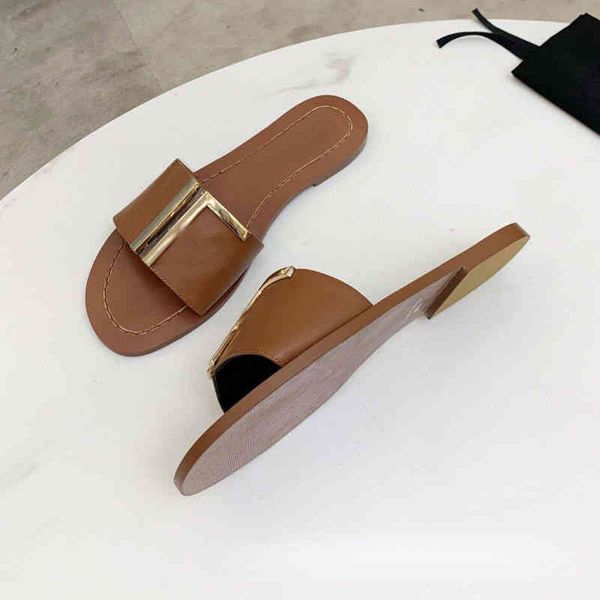 2022 summer new leather inlaid metal buckle round head open toe one-line simple and versatile casual slippers women's shoes, Black
2022 summer new leather inlaid metal buckle round head open toe one-line simple and versatile casual slippers women's shoes, Black