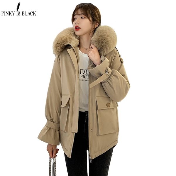 pinkyisblack warm wool liner winter coats jackets women fur hooded casual jackets women winter thick parkas short coat outerwear 201126, Black
pinkyisblack warm wool liner winter coats jackets women fur hooded casual jackets women winter thick parkas short coat outerwear 201126, Black