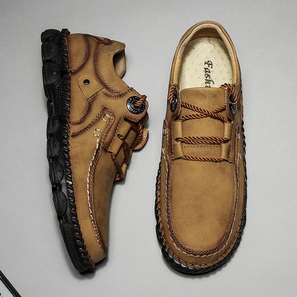 men casual shoes leather shoes men breathable flats shoes moccasins men driving loafers, Black
men casual shoes leather shoes men breathable flats shoes moccasins men driving loafers, Black